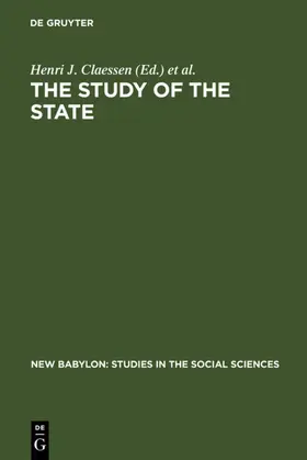 Claessen / Skalnik | The Study of the State | E-Book | sack.de