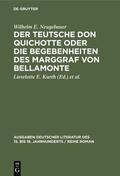 Neugebauer / Kurth / Jantz |  Der Teutsche Don Quichotte oder Die Begebenheiten des Marggraf von Bellamonte | eBook | Sack Fachmedien