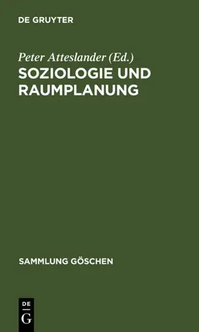 Atteslander |  Soziologie und Raumplanung | eBook | Sack Fachmedien