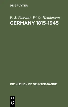 Passant / Henderson | Germany 1815-1945 | E-Book | www.sack.de