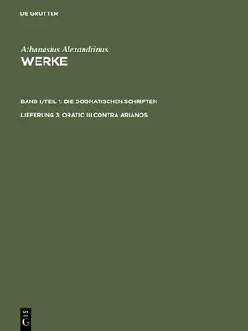 Savvidis |  Oratio III contra Arianos | eBook | Sack Fachmedien