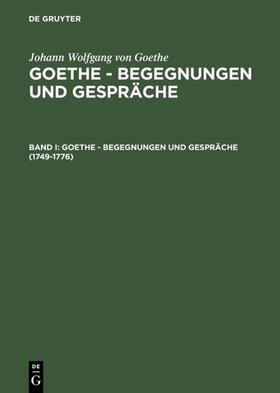 Grumach / Goethe | 1749-1776 | E-Book | sack.de