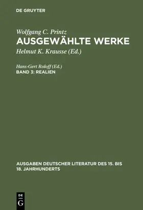 Printz / Krausse |  Realien | eBook | Sack Fachmedien