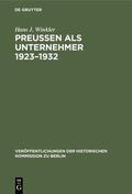 Winkler |  Preußen als Unternehmer 1923–1932 | eBook | Sack Fachmedien