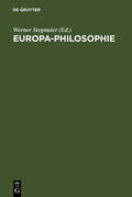 Stegmaier |  Europa-Philosophie | eBook | Sack Fachmedien