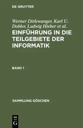  Einführung in die Teilgebiete der Informatik. Band 1 | eBook | Sack Fachmedien