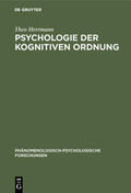 Herrmann |  Psychologie der kognitiven Ordnung | eBook | Sack Fachmedien