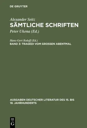 Seitz / Ukena |  Tragedi vom Großen Abentmal | eBook | Sack Fachmedien