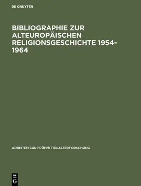 Buchholz |  Bibliographie zur alteuropäischen Religionsgeschichte 1954–1964 | eBook | Sack Fachmedien