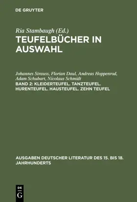 Strauss / Daul / Hoppenrod |  Kleiderteufel. Tanzteufel. Hurenteufel. Hausteufel. Zehn Teufel | eBook | Sack Fachmedien