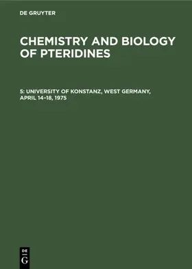 University of Konstanz, West Germany, April 14–18, 1975 | E-Book | sack.de