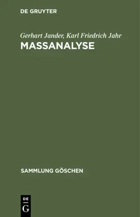 Jander / Jahr |  Maßanalyse | eBook | Sack Fachmedien