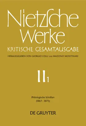 Colli / Nietzsche / Bornmann |  Philologische Schriften | eBook | Sack Fachmedien