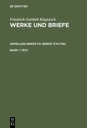 Beck / Klopstock / Riege |  Text | eBook | Sack Fachmedien