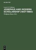 Feldman / Haase |  Josephus and Modern Scholarship (1937–1980) | eBook | Sack Fachmedien