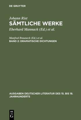 Mannack / Rist | Dramatische Dichtungen | E-Book | sack.de