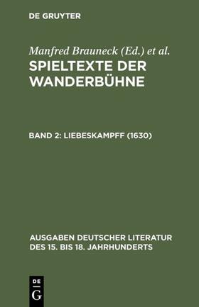 Brauneck |  Spieltexte der Wanderbühne. Band 2 | eBook | Sack Fachmedien