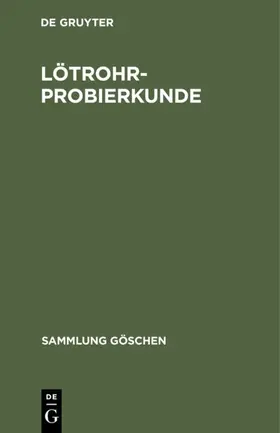 Lötrohrprobierkunde | E-Book | www.sack.de