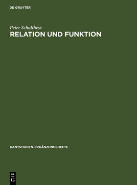 Schulthess | Relation und Funktion | E-Book | sack.de