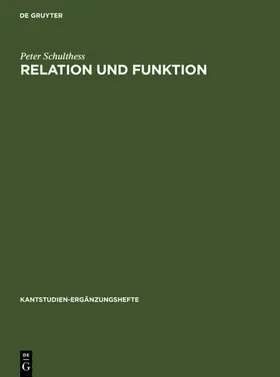 Schulthess |  Relation und Funktion | eBook | Sack Fachmedien