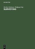Kahmen / Faig |  Surveying | eBook | Sack Fachmedien