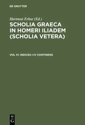 Erbse / [unknown] |  Indices I-IV continens | eBook | Sack Fachmedien