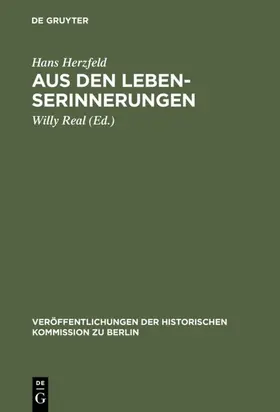 Herzfeld / Real |  Aus den Lebenserinnerungen | eBook | Sack Fachmedien