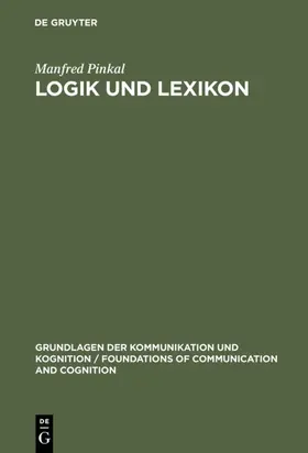 Pinkal |  Logik und Lexikon | eBook | Sack Fachmedien
