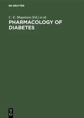 Mogensen / Standl |  Pharmacology of Diabetes | eBook | Sack Fachmedien