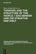Jacobi / Pape |  Thinking and the Structure of the World / Das Denken und die Struktur der Welt | eBook | Sack Fachmedien