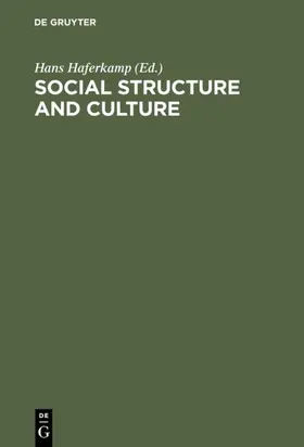 Haferkamp |  Social Structure and Culture | eBook | Sack Fachmedien
