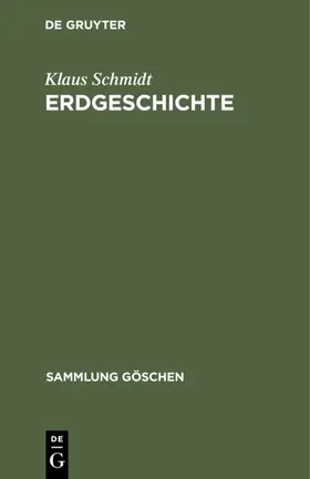Schmidt |  Erdgeschichte | eBook | Sack Fachmedien