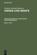 Beck / Klopstock / Schneider |  Die deutsche Gelehrtenrepublik | eBook | Sack Fachmedien