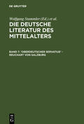 Stammler / Wachinger / Stöllinger-Löser |  'Oberdeutscher Servatius' - Reuchart von Salzburg | eBook | Sack Fachmedien