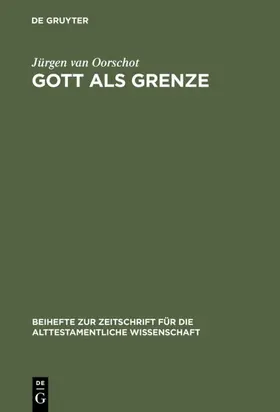 Oorschot | Gott als Grenze | E-Book | www.sack.de