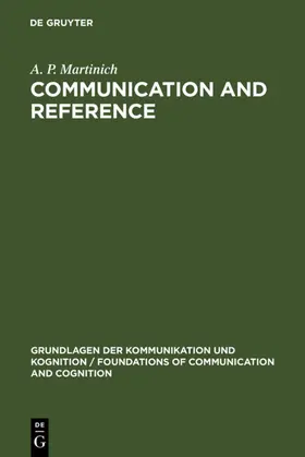 Martinich | Communication and Reference | E-Book | sack.de
