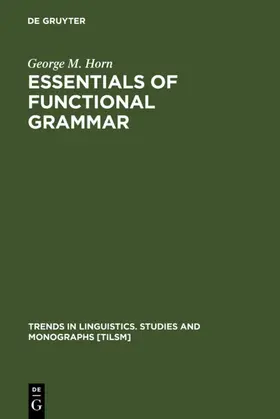 Horn | Essentials of Functional Grammar | E-Book | sack.de