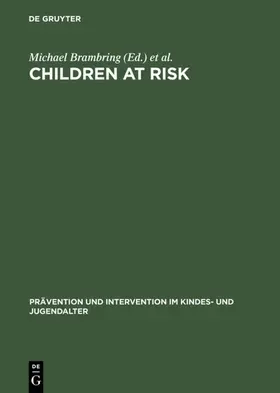 Brambring / Lösel / Skowronek |  Children at Risk | eBook | Sack Fachmedien