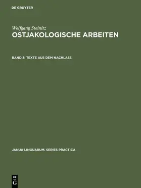 Hartung / Hauel / Sauer |  Texte aus dem Nachlass | eBook | Sack Fachmedien