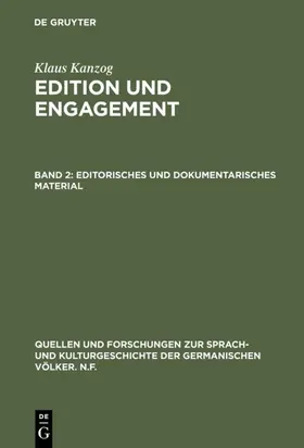 Kanzog | Editorisches und dokumentarisches Material | E-Book | www.sack.de