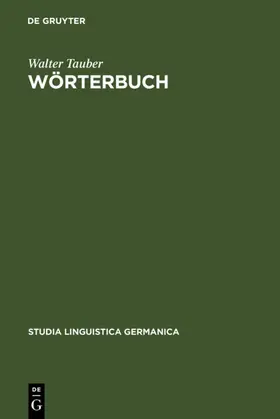 Tauber | Wörterbuch | E-Book | www.sack.de