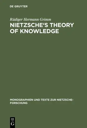 Grimm | Nietzsche's Theory of Knowledge | E-Book | www.sack.de