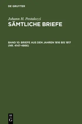 Dejung |  Briefe aus den Jahren 1816 bis 1817 (Nr. 4147-4866) | eBook | Sack Fachmedien