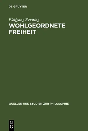 Kersting | Wohlgeordnete Freiheit | E-Book | sack.de