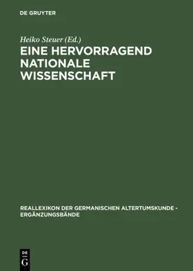 Steuer |  Eine hervorragend nationale Wissenschaft | eBook | Sack Fachmedien