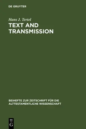  Text and Transmission | eBook | Sack Fachmedien
