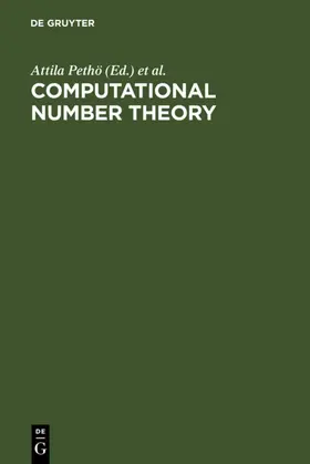 Pethoe / Pohst / Williams |  Computational Number Theory | eBook | Sack Fachmedien