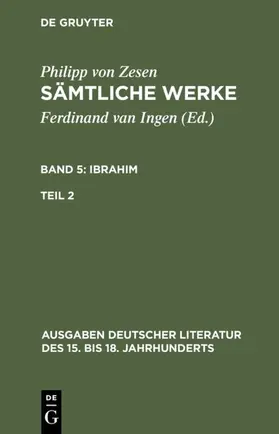 Zesen / Meid | Ibrahim. Zweiter Teil | E-Book | www.sack.de