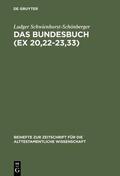 Schwienhorst-Schönberger |  Das Bundesbuch (Ex 20,22-23,33) | eBook | Sack Fachmedien