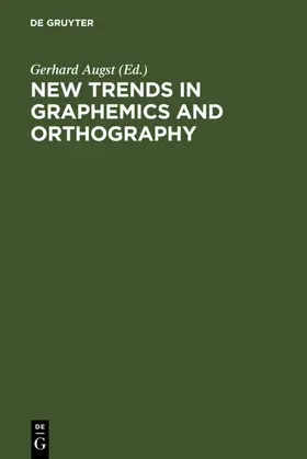 Augst | New Trends in Graphemics and Orthography | E-Book | www.sack.de